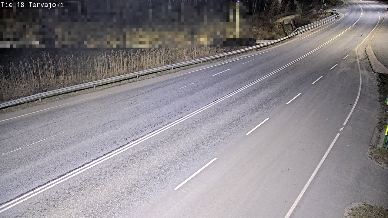 Weather Camera Image Road 18 Vaasa Vähäkyrö, Tervajoki, Vaasa, Pohjanmaa