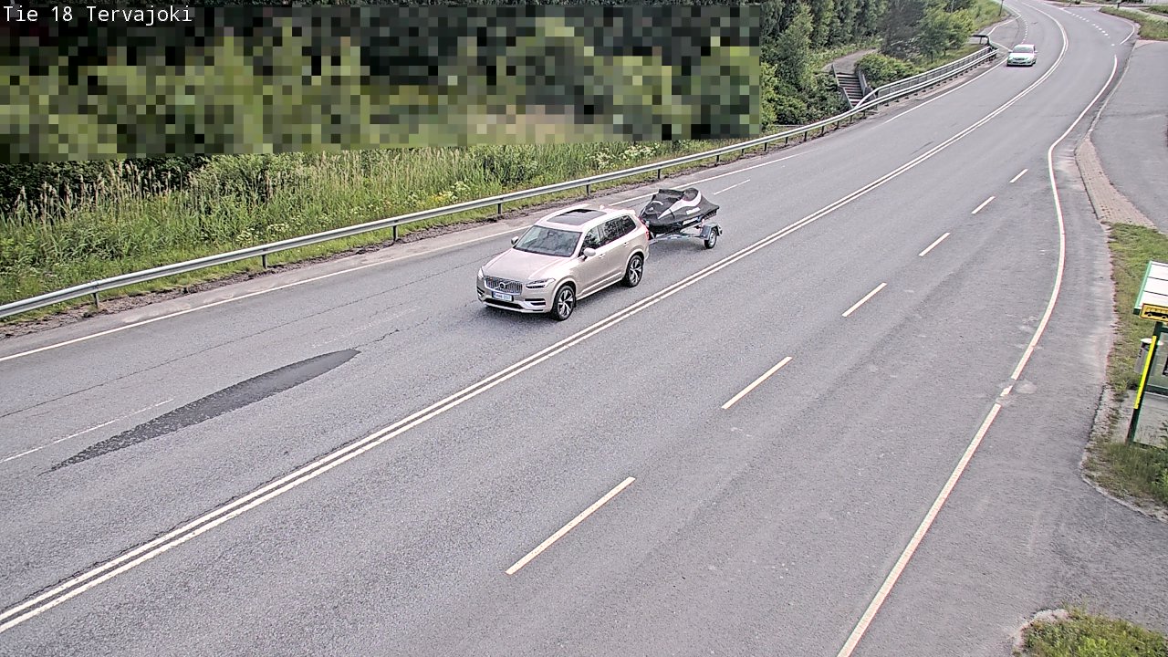 Weather Camera Image Road 18 Vaasa Vähäkyrö, Tervajoki, Vaasa, Pohjanmaa