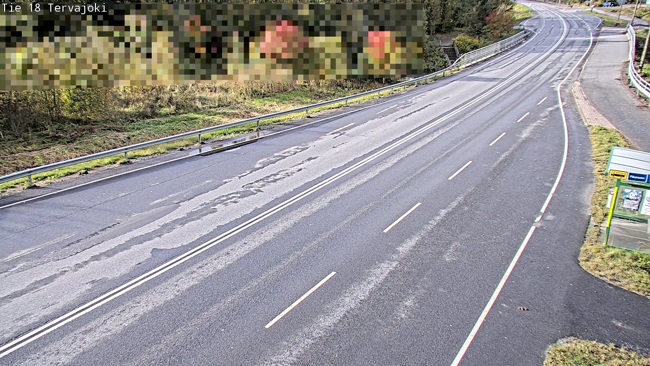 Weather Camera Image Road 18 Vaasa Vähäkyrö, Tervajoki, Vaasa, Pohjanmaa