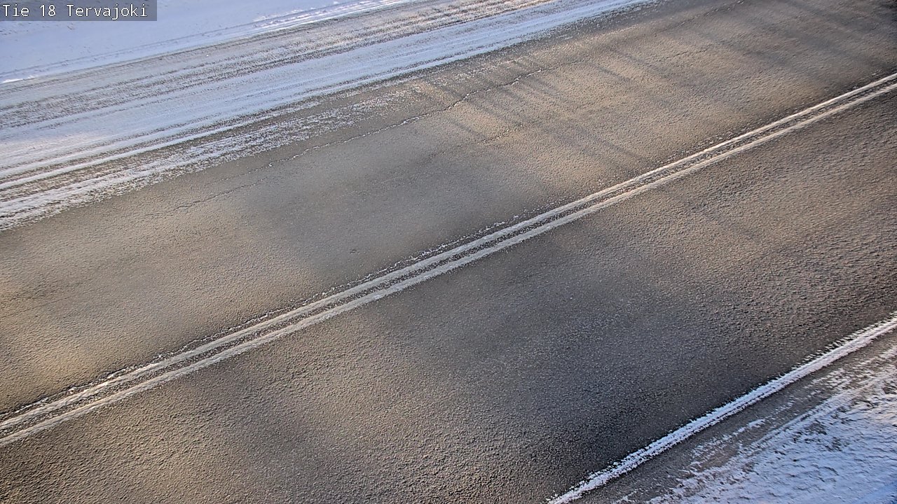 Weather Camera Image Road 18 Vaasa Vähäkyrö, Tervajoki, Vaasa, Pohjanmaa