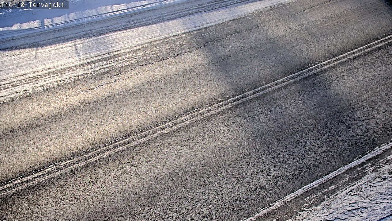 Weather Camera Image Road 18 Vaasa Vähäkyrö, Tervajoki, Vaasa, Pohjanmaa