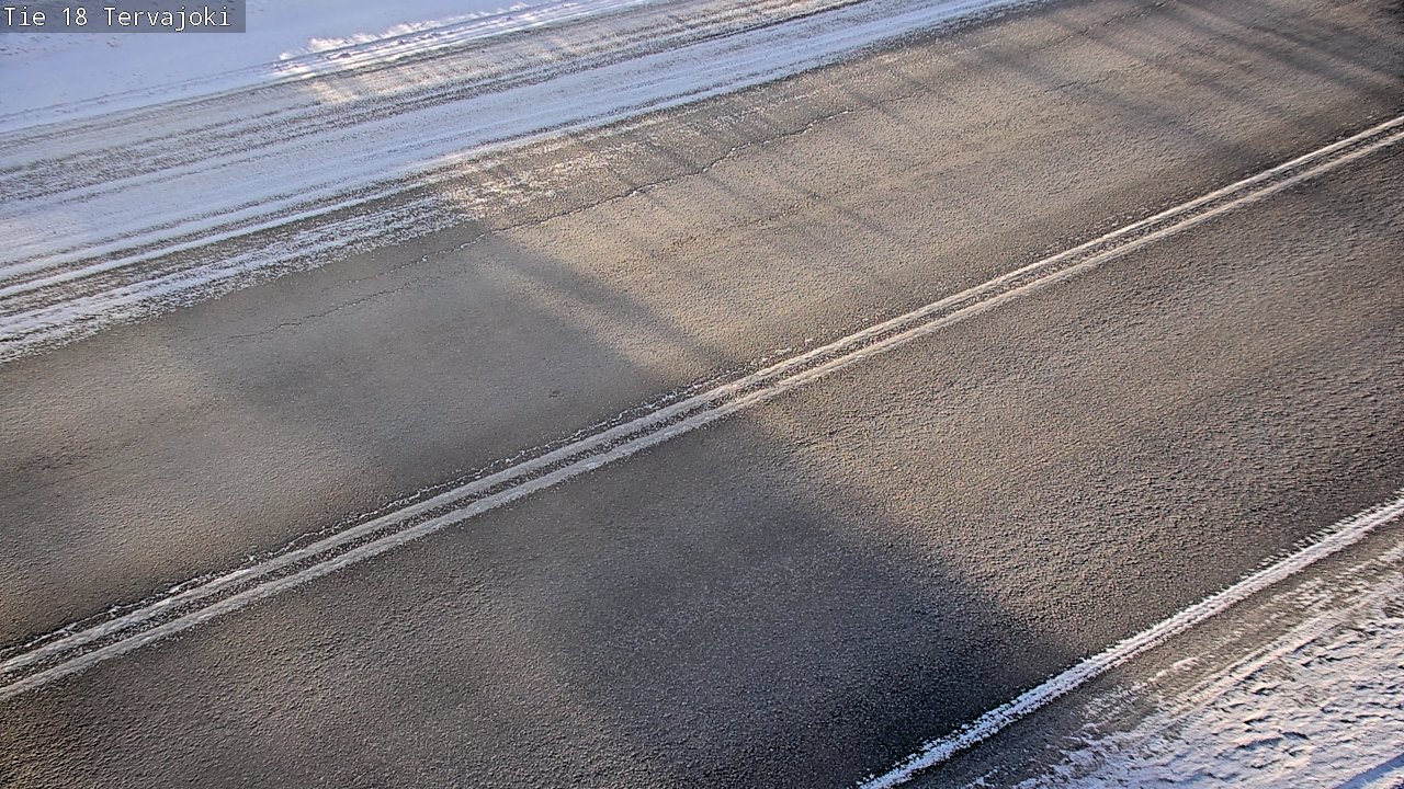 Weather Camera Image Road 18 Vaasa Vähäkyrö, Tervajoki, Vaasa, Pohjanmaa