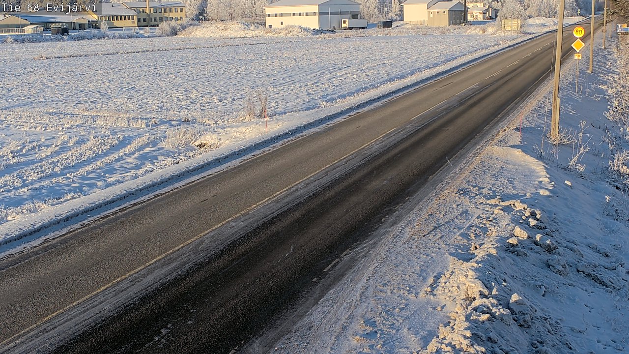 Weather Camera Image Road 68 Evijärvi, Evijärvi, Etelä-Pohjanmaa
