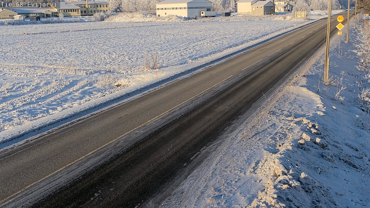 Weather Camera Image Road 68 Evijärvi, Evijärvi, Etelä-Pohjanmaa