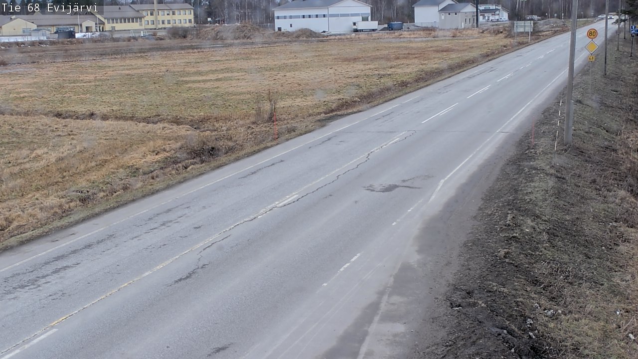 Weather Camera Image Väg 68 Evijärvi, Evijärvi, Etelä-Pohjanmaa
