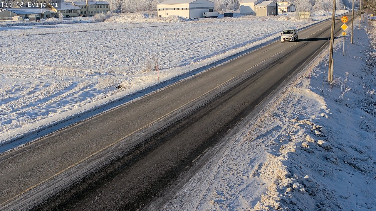 Weather Camera Image Road 68 Evijärvi, Evijärvi, Etelä-Pohjanmaa
