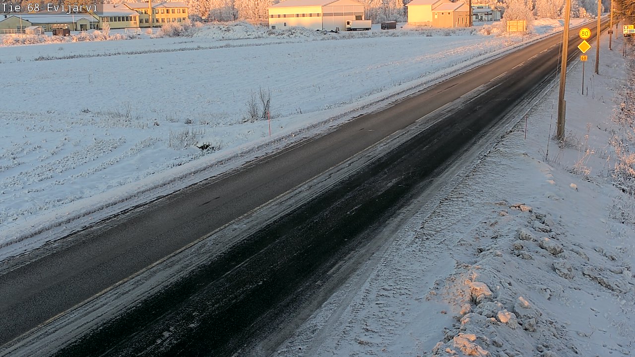 Weather Camera Image Road 68 Evijärvi, Evijärvi, Etelä-Pohjanmaa