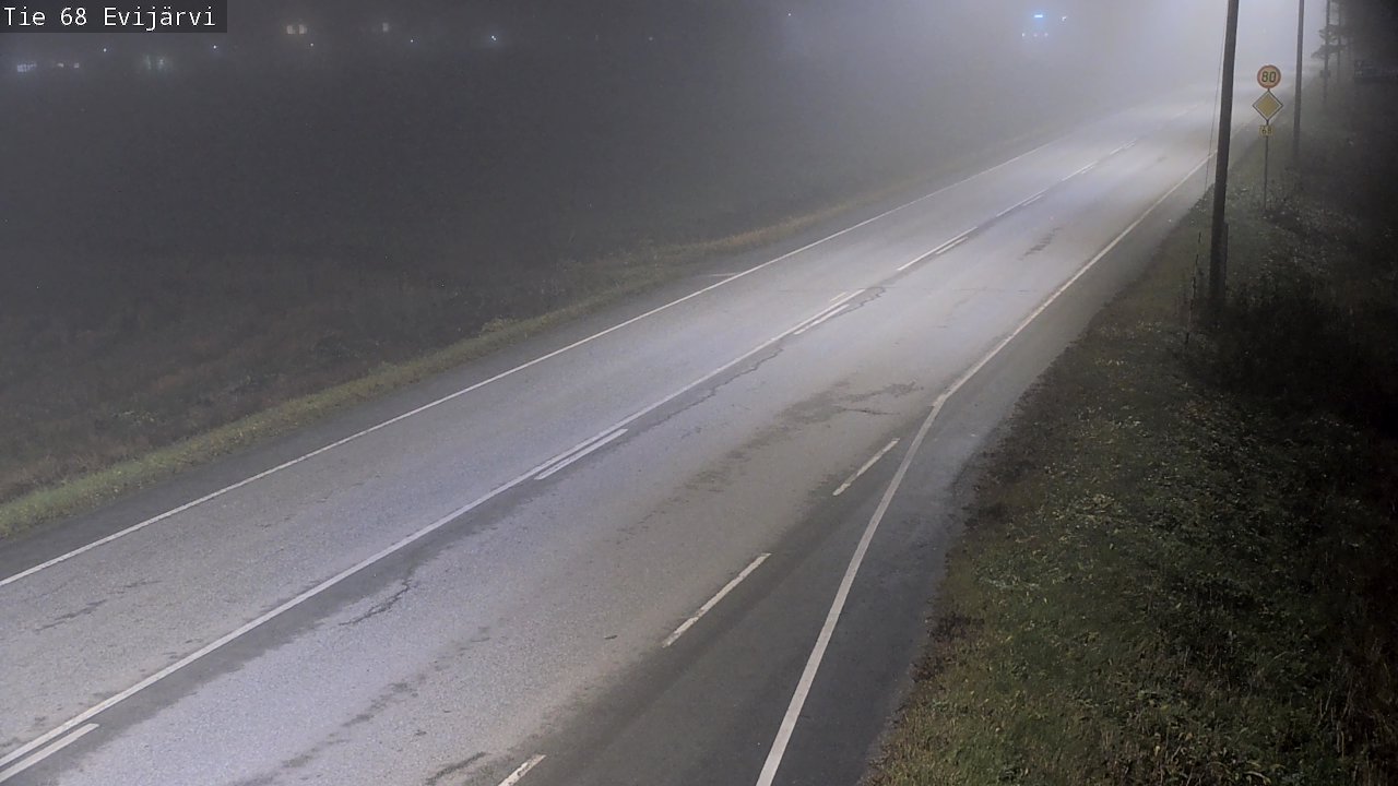 Weather Camera Image Väg 68 Evijärvi, Evijärvi, Etelä-Pohjanmaa