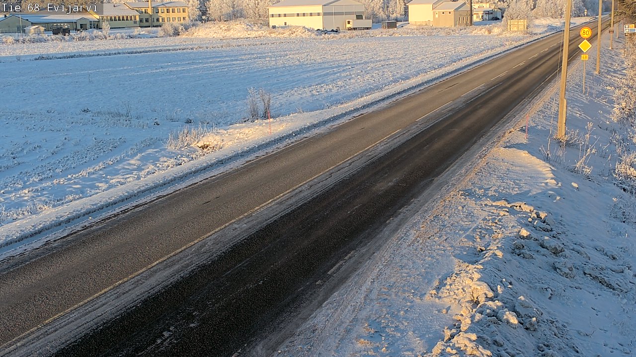 Weather Camera Image Road 68 Evijärvi, Evijärvi, Etelä-Pohjanmaa
