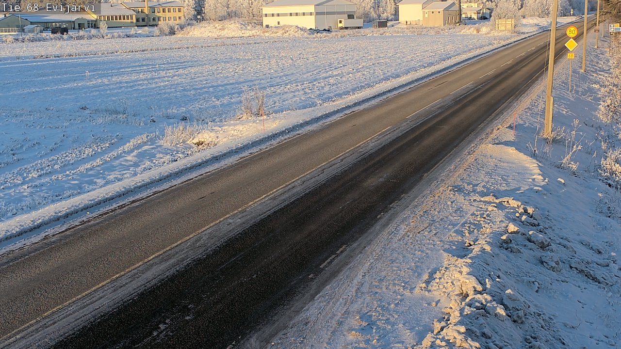 Weather Camera Image Road 68 Evijärvi, Evijärvi, Etelä-Pohjanmaa