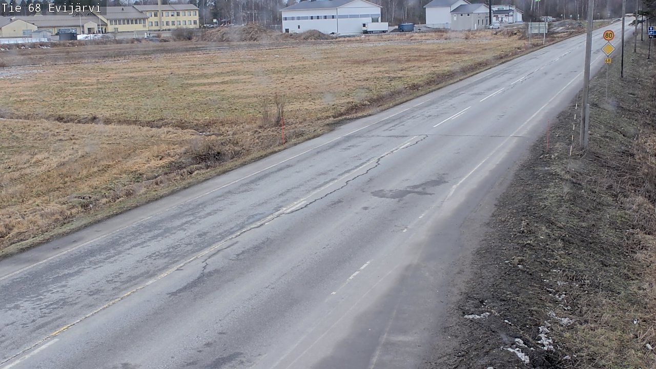 Weather Camera Image Road 68 Evijärvi, Evijärvi, Etelä-Pohjanmaa