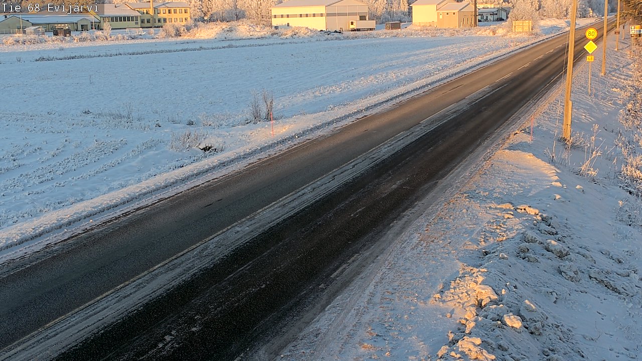 Weather Camera Image Road 68 Evijärvi, Evijärvi, Etelä-Pohjanmaa
