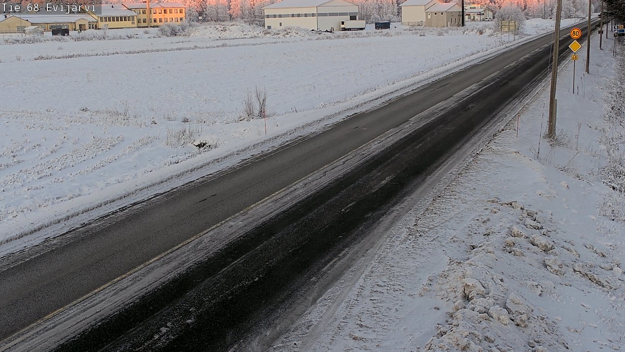 Weather Camera Image Road 68 Evijärvi, Evijärvi, Etelä-Pohjanmaa