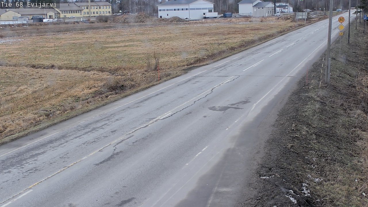 Weather Camera Image Road 68 Evijärvi, Evijärvi, Etelä-Pohjanmaa