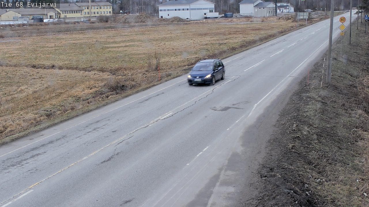 Weather Camera Image Väg 68 Evijärvi, Evijärvi, Etelä-Pohjanmaa