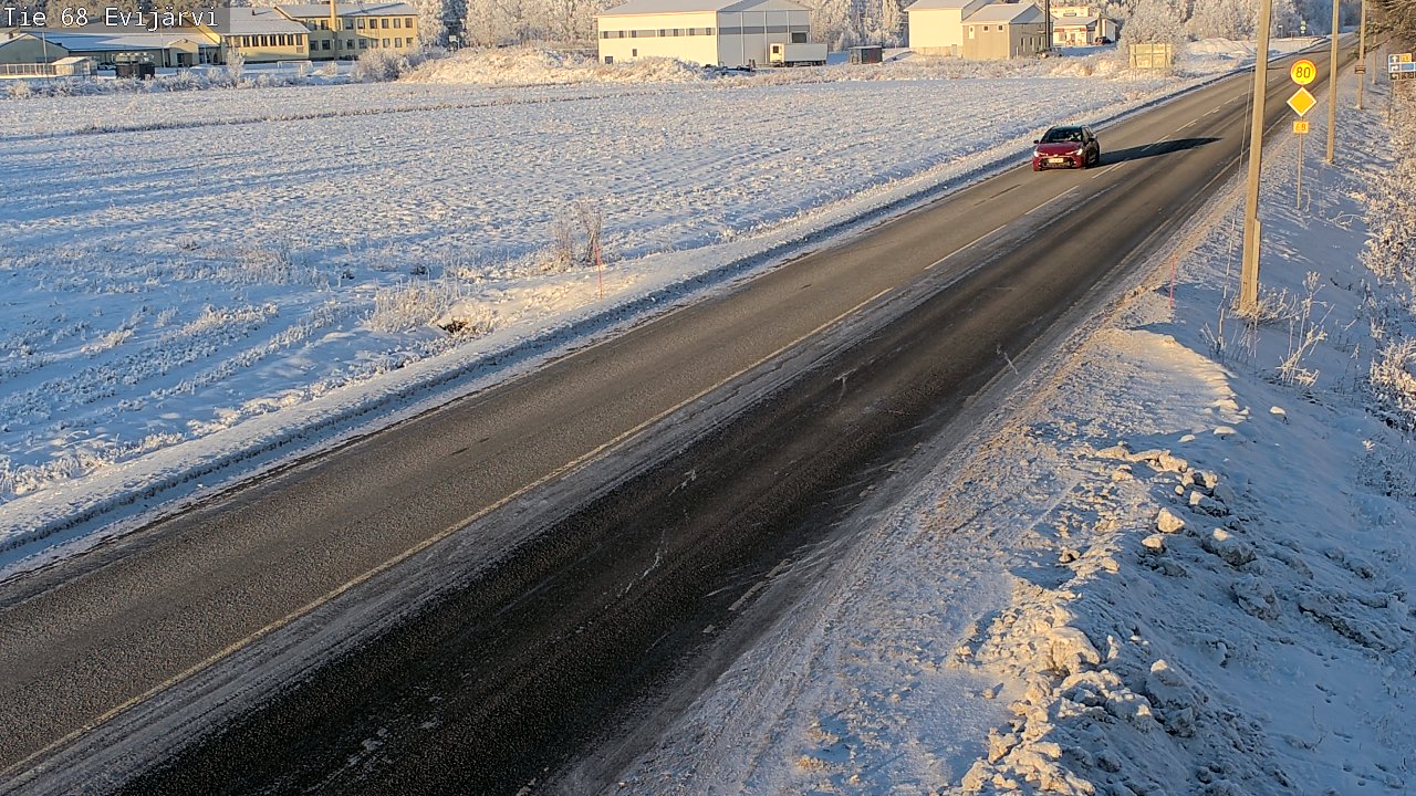 Weather Camera Image Road 68 Evijärvi, Evijärvi, Etelä-Pohjanmaa