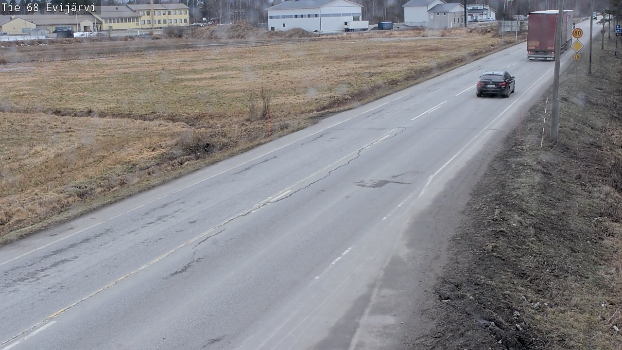 Weather Camera Image Väg 68 Evijärvi, Evijärvi, Etelä-Pohjanmaa