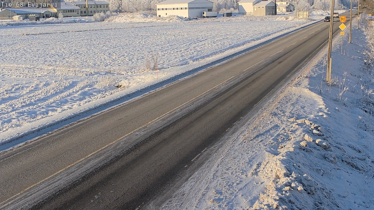 Weather Camera Image Road 68 Evijärvi, Evijärvi, Etelä-Pohjanmaa