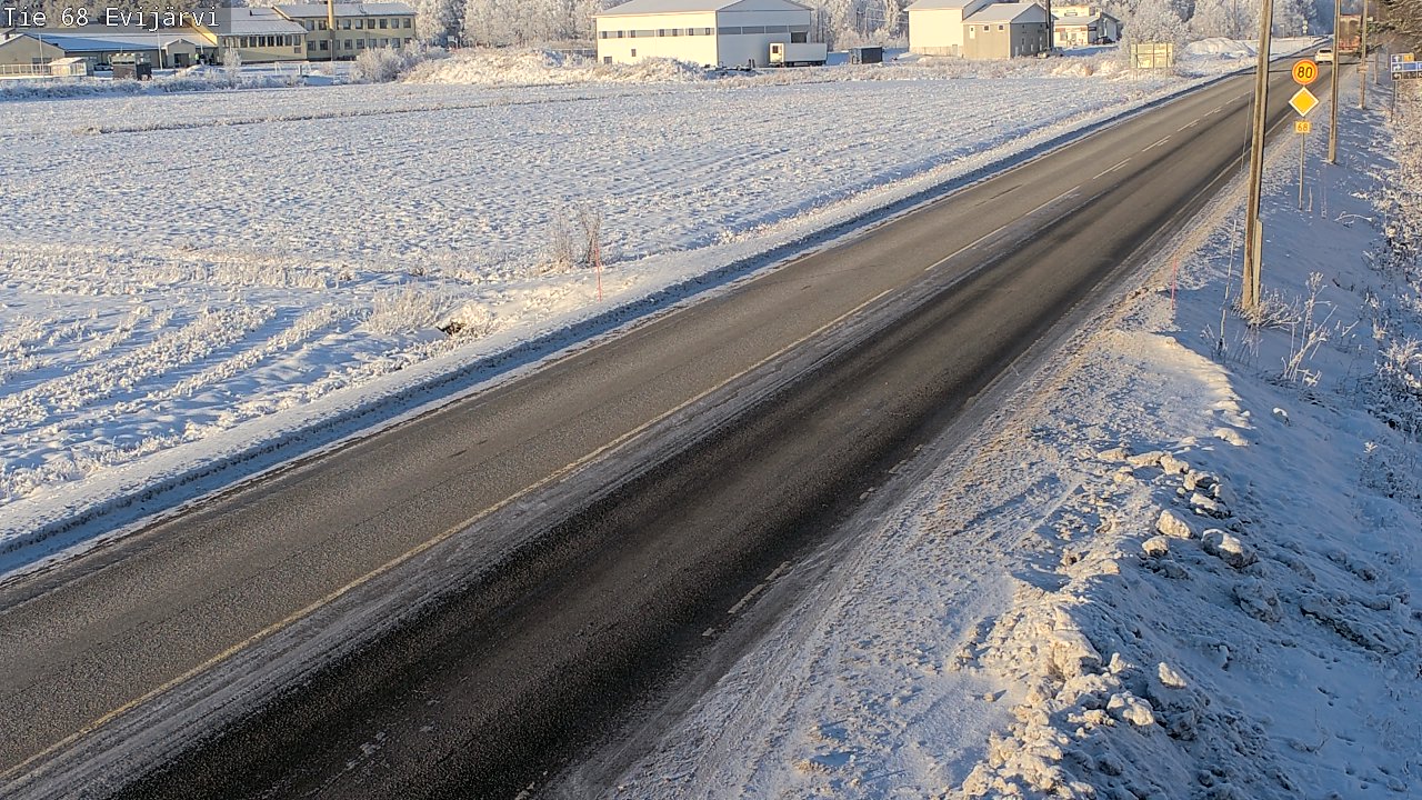 Weather Camera Image Road 68 Evijärvi, Evijärvi, Etelä-Pohjanmaa