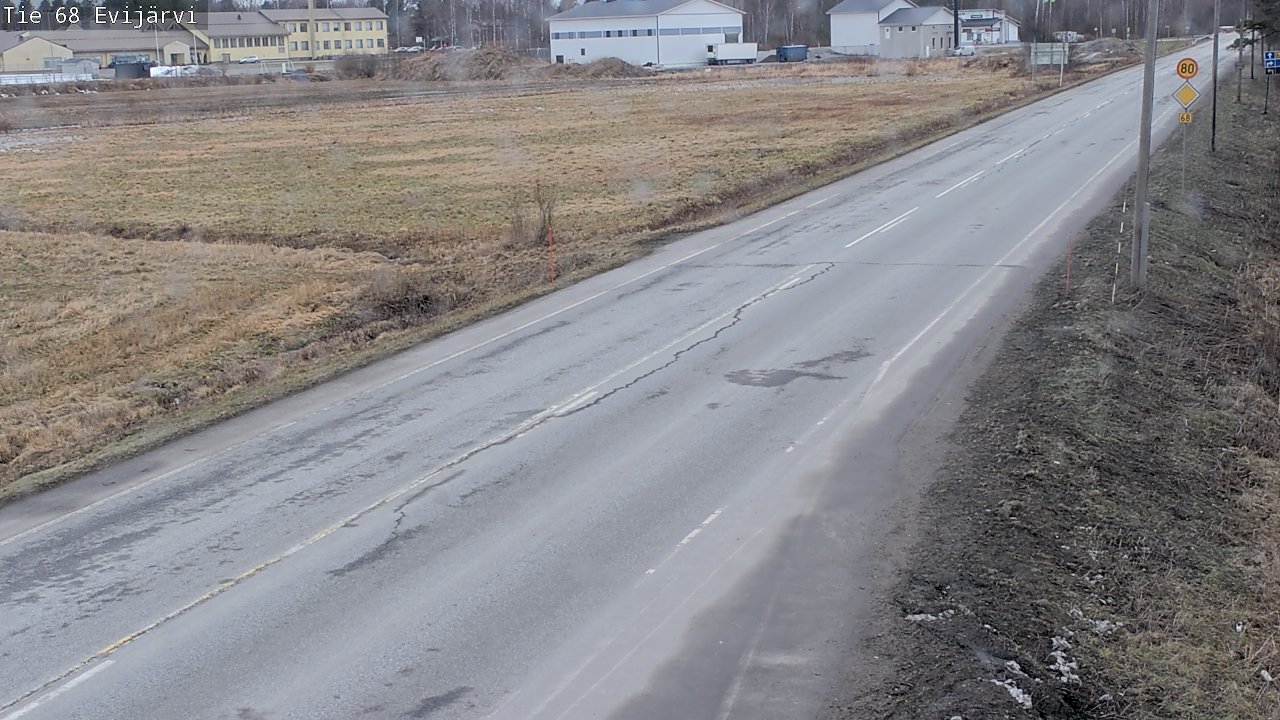 Weather Camera Image Road 68 Evijärvi, Evijärvi, Etelä-Pohjanmaa