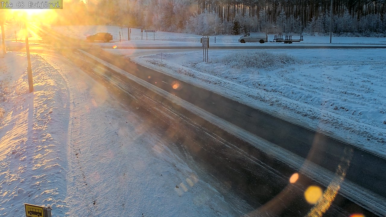 Weather Camera Image Väg 68 Evijärvi, Evijärvi, Etelä-Pohjanmaa