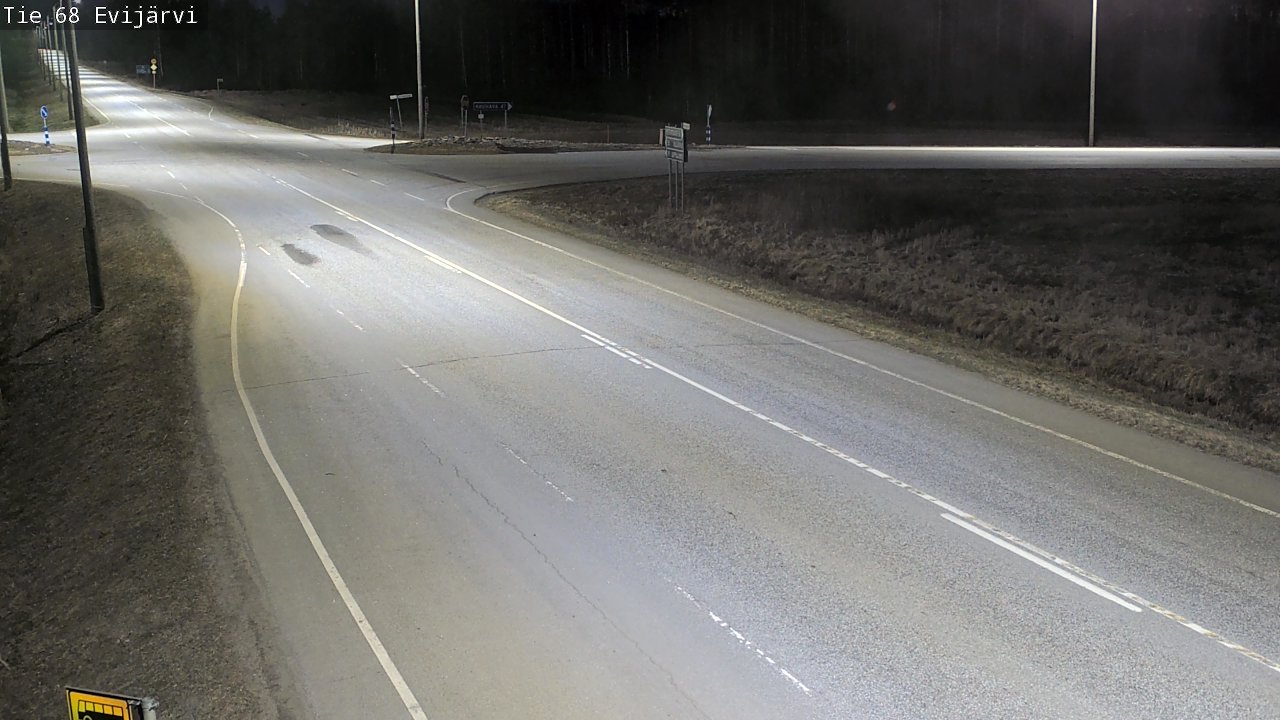 Weather Camera Image Väg 68 Evijärvi, Evijärvi, Etelä-Pohjanmaa