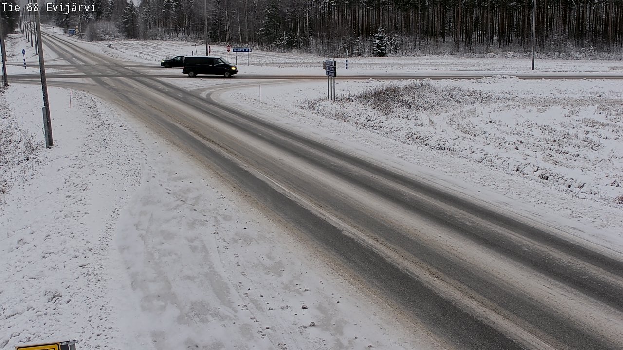 Weather Camera Image Väg 68 Evijärvi, Evijärvi, Etelä-Pohjanmaa