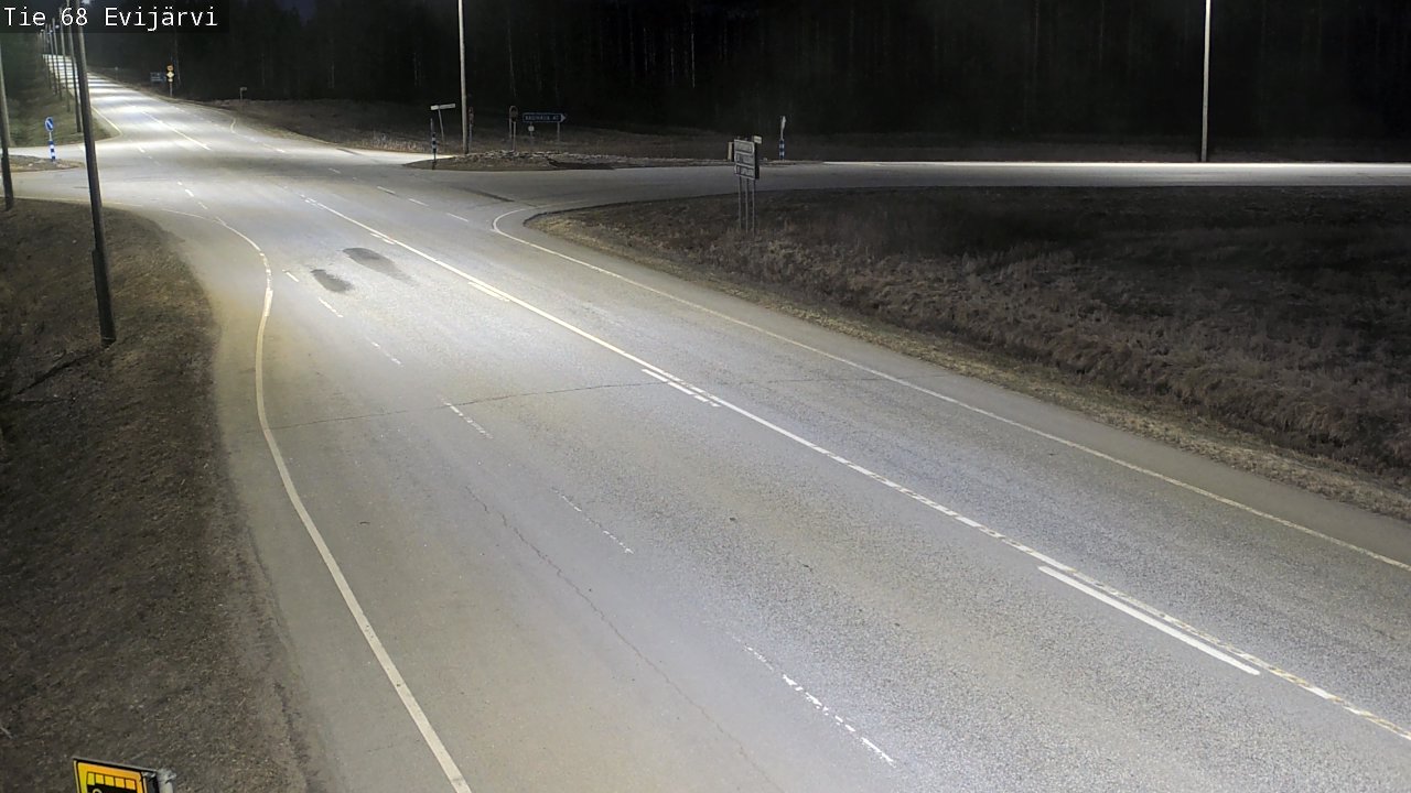 Weather Camera Image Road 68 Evijärvi, Evijärvi, Etelä-Pohjanmaa