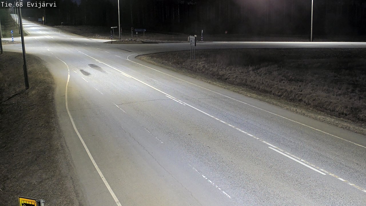 Weather Camera Image Väg 68 Evijärvi, Evijärvi, Etelä-Pohjanmaa