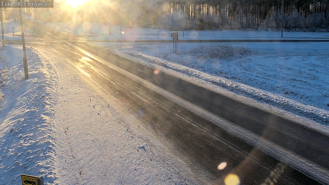 Weather Camera Image Väg 68 Evijärvi, Evijärvi, Etelä-Pohjanmaa