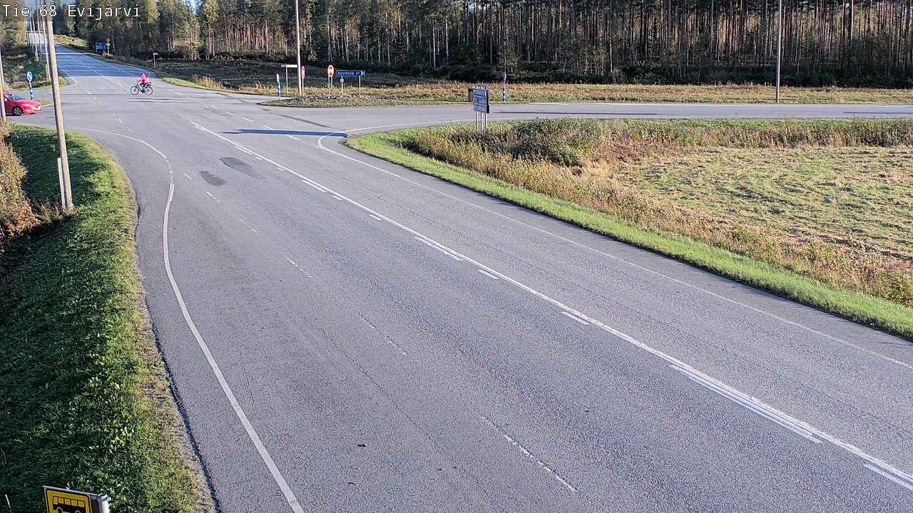 Weather Camera Image Road 68 Evijärvi, Evijärvi, Etelä-Pohjanmaa