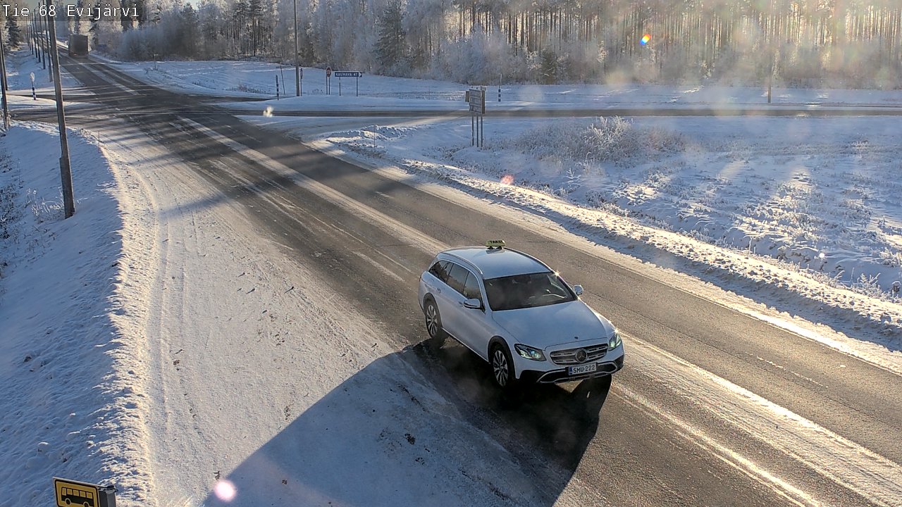 Weather Camera Image Road 68 Evijärvi, Evijärvi, Etelä-Pohjanmaa