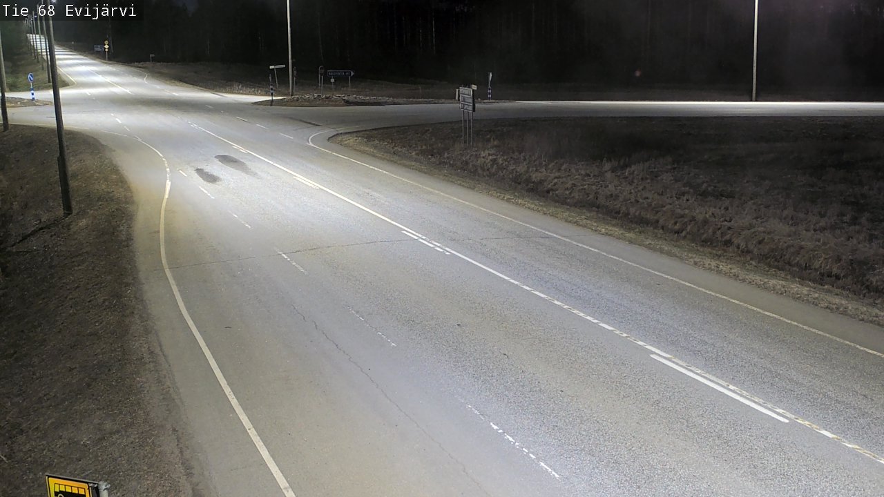 Weather Camera Image Väg 68 Evijärvi, Evijärvi, Etelä-Pohjanmaa