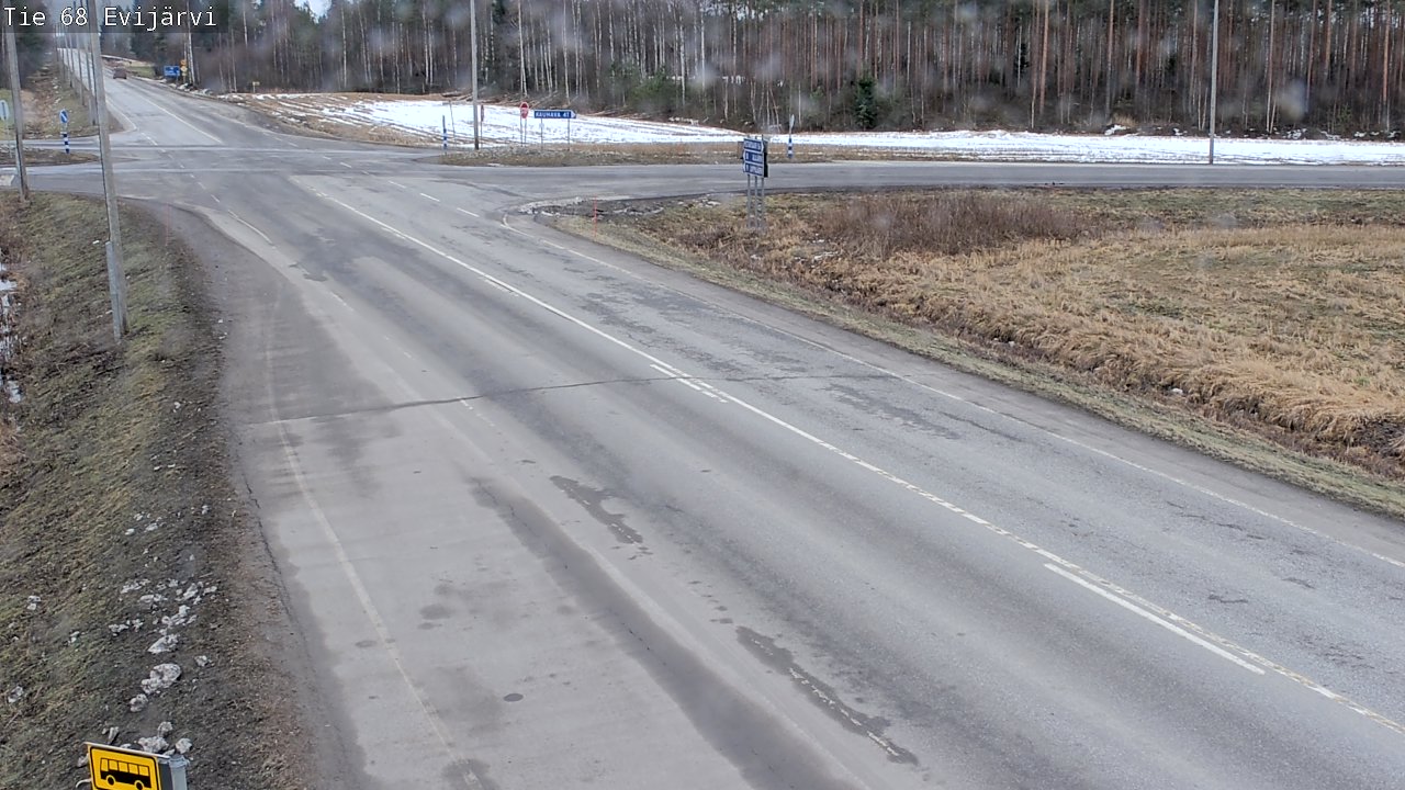Weather Camera Image Väg 68 Evijärvi, Evijärvi, Etelä-Pohjanmaa