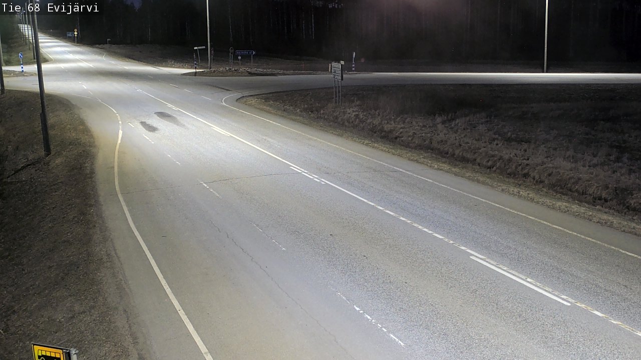 Weather Camera Image Road 68 Evijärvi, Evijärvi, Etelä-Pohjanmaa