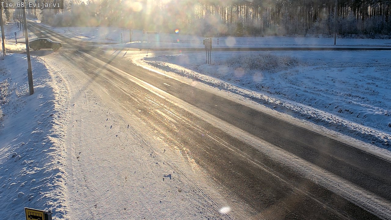 Weather Camera Image Väg 68 Evijärvi, Evijärvi, Etelä-Pohjanmaa