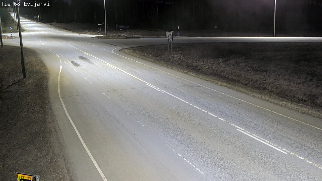 Weather Camera Image Väg 68 Evijärvi, Evijärvi, Etelä-Pohjanmaa