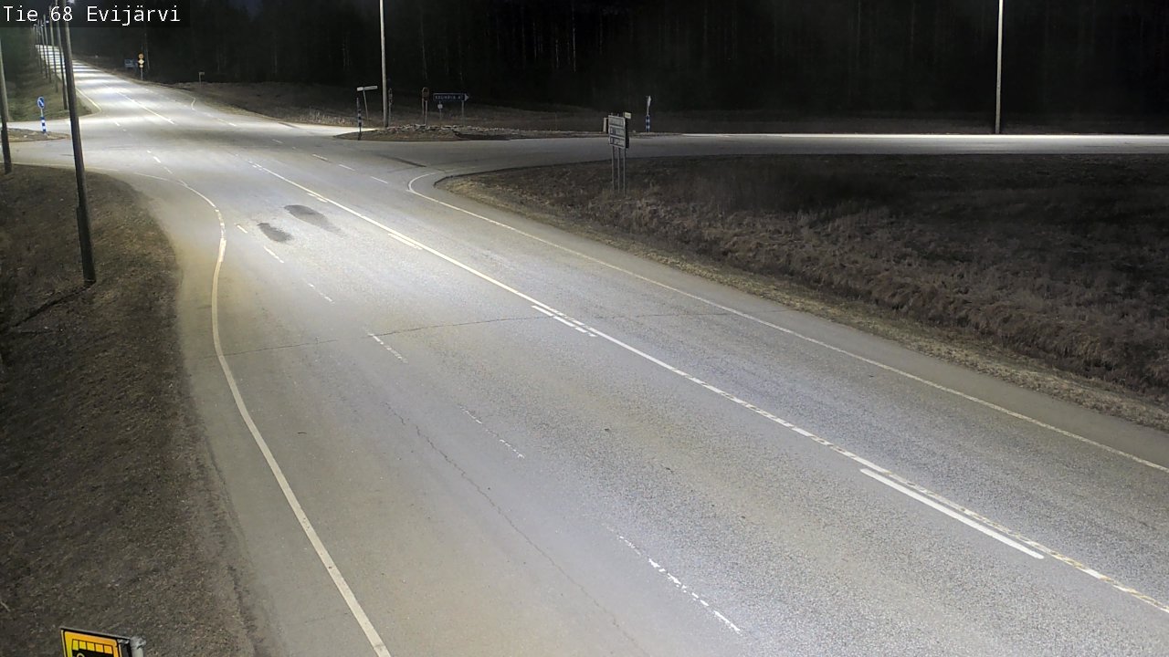 Weather Camera Image Road 68 Evijärvi, Evijärvi, Etelä-Pohjanmaa