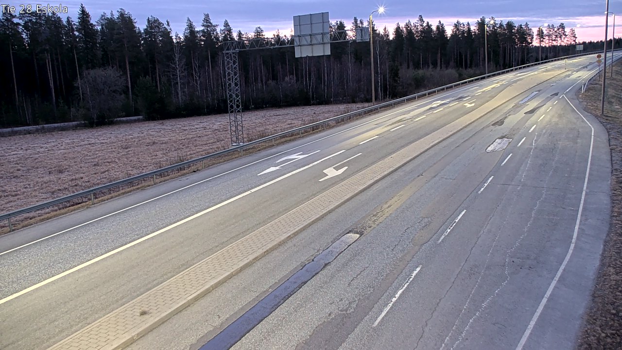 Weather Camera Image Road 28 Eskola, Kannus, Keski-Pohjanmaa