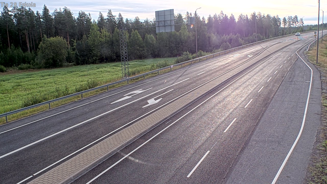 Weather Camera Image Väg 28 Eskola, Kannus, Keski-Pohjanmaa