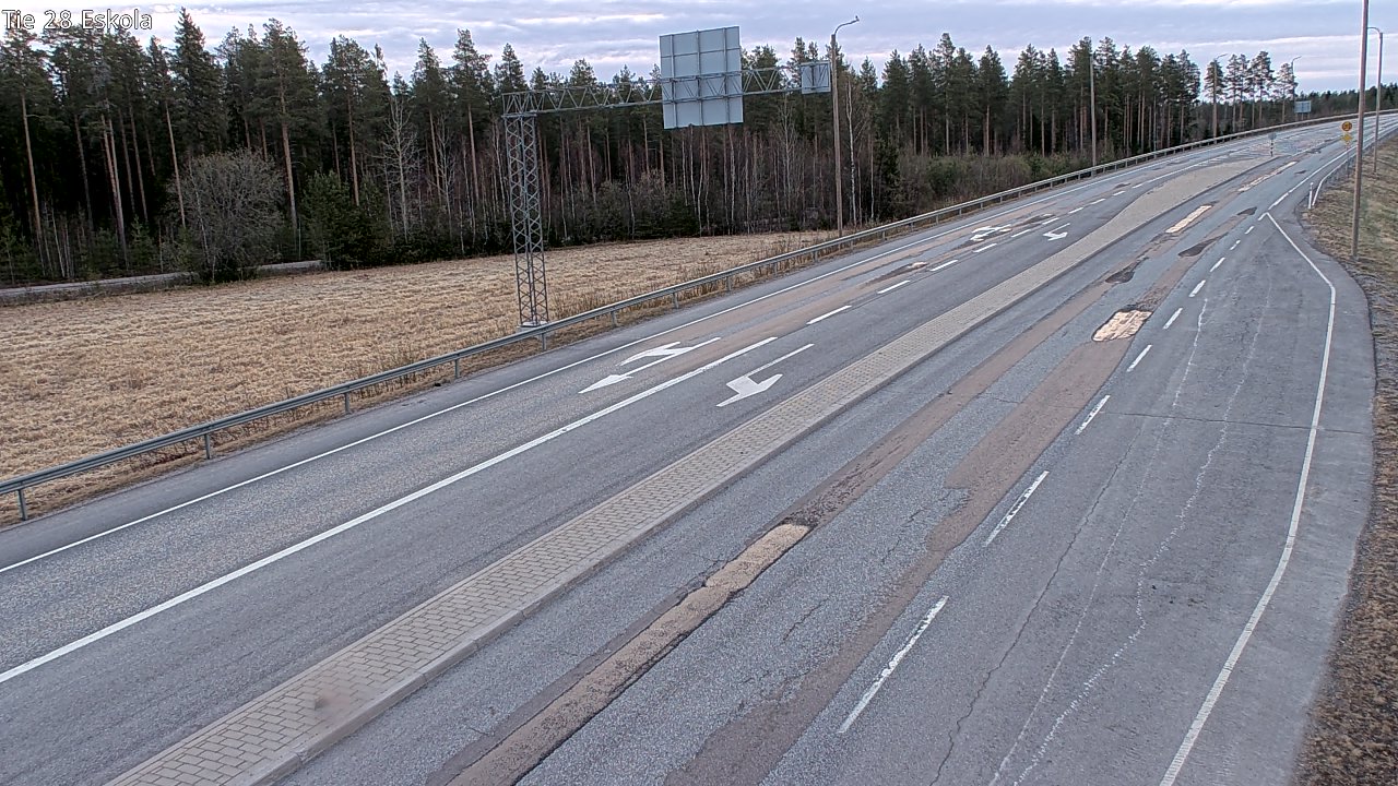 Weather Camera Image Road 28 Eskola, Kannus, Keski-Pohjanmaa
