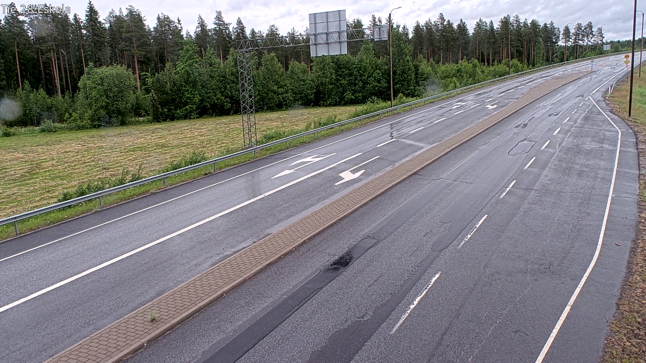 Weather Camera Image Väg 28 Eskola, Kannus, Keski-Pohjanmaa