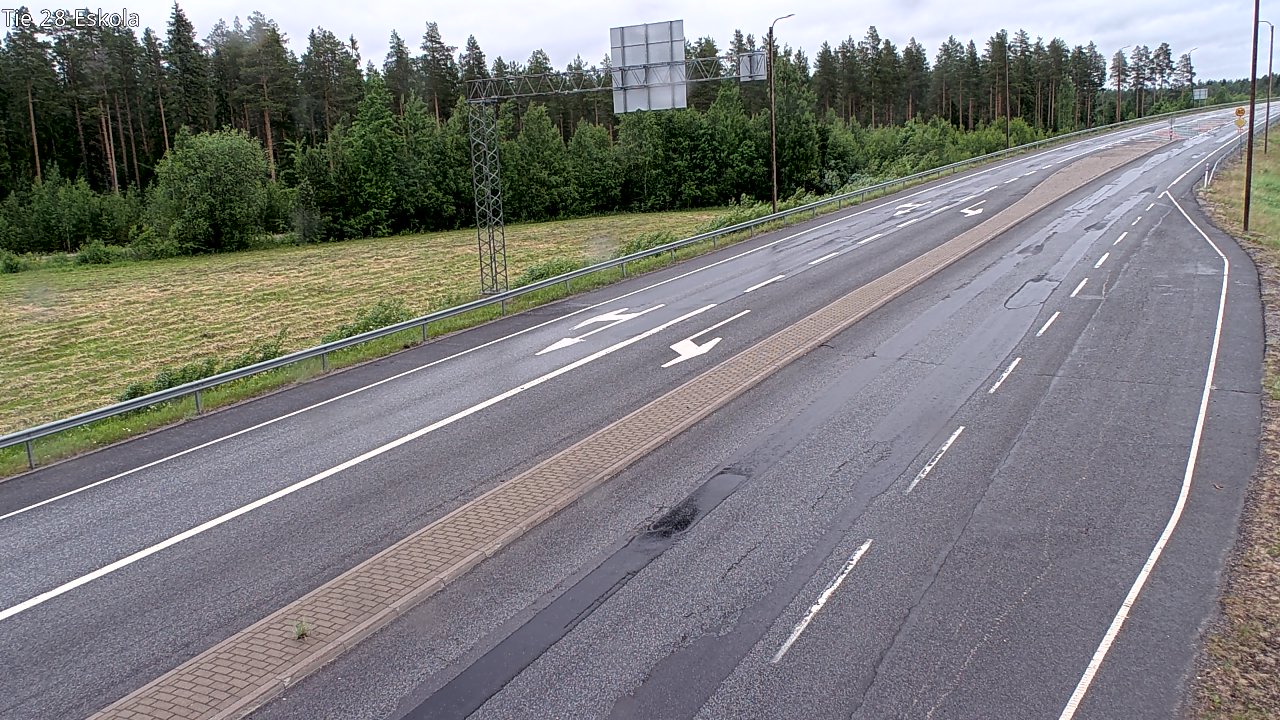 Weather Camera Image Väg 28 Eskola, Kannus, Keski-Pohjanmaa