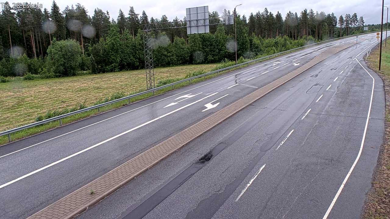 Weather Camera Image Väg 28 Eskola, Kannus, Keski-Pohjanmaa