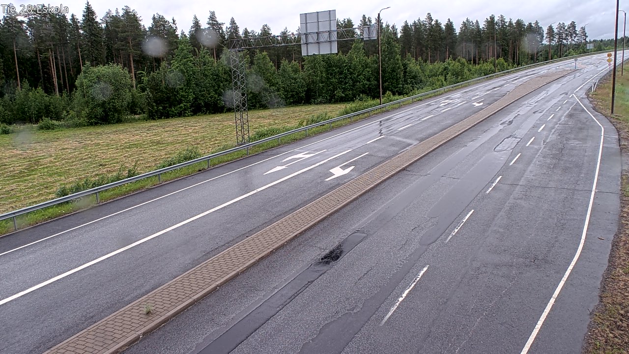 Weather Camera Image Väg 28 Eskola, Kannus, Keski-Pohjanmaa