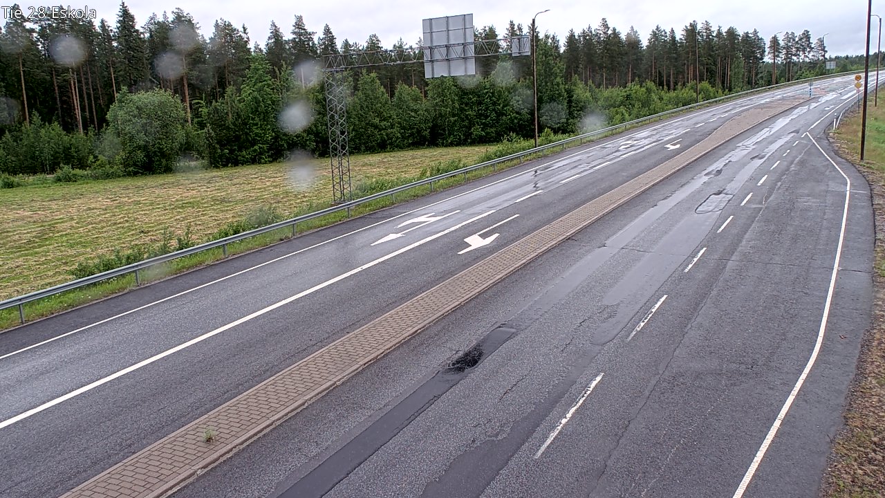 Weather Camera Image Väg 28 Eskola, Kannus, Keski-Pohjanmaa
