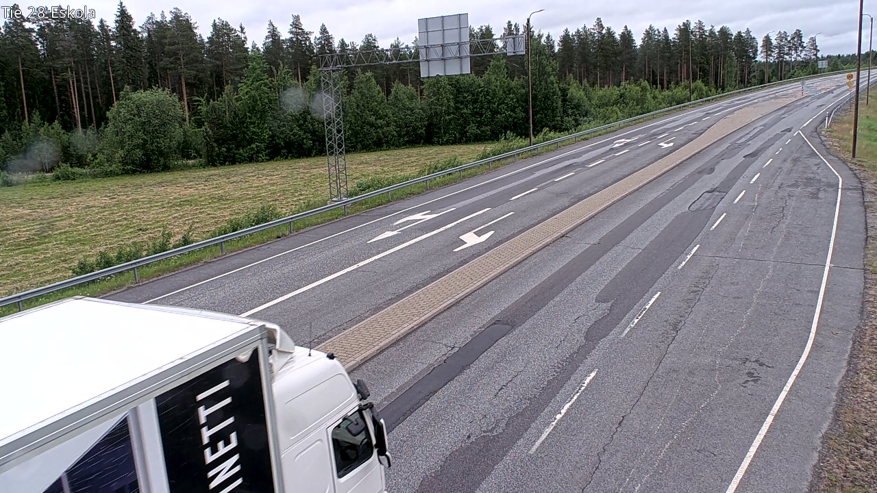 Weather Camera Image Väg 28 Eskola, Kannus, Keski-Pohjanmaa