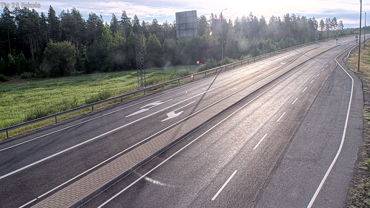 Weather Camera Image Väg 28 Eskola, Kannus, Keski-Pohjanmaa