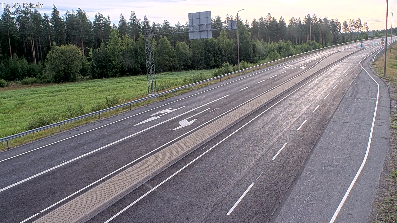 Weather Camera Image Väg 28 Eskola, Kannus, Keski-Pohjanmaa