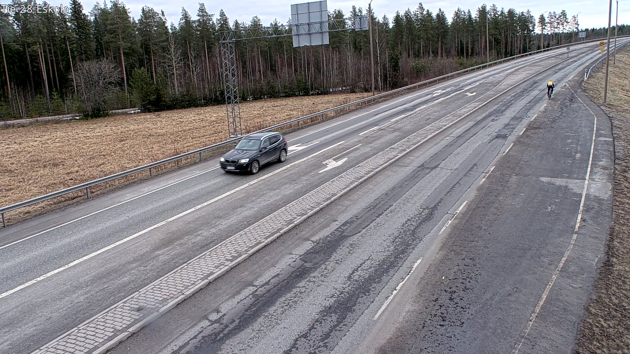 Weather Camera Image Väg 28 Eskola, Kannus, Keski-Pohjanmaa